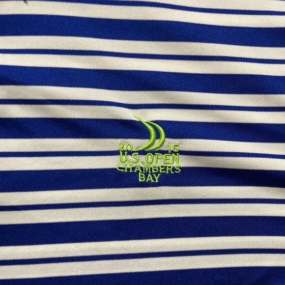 Polo Golf Ralph Lauren 2015 US Open Chambers Bay Short Sleeve Shirt Men Size XL - Picture 2 of 7